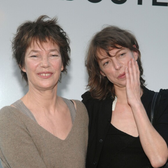 Jane Birkin et sa fille Kate Barry à Paris le 23 mai 2007.