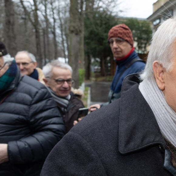 Salvatore Adamo - Arrivées à l'enregistrement de l'émission "Vivement Dimanche" au Studio Gabriel à Paris, France, le 30 janvier 2023, présentée par M.Drucker et diffusée le 5 février 2023 sur France 3. © Jeremy Melloul/Bestimage 