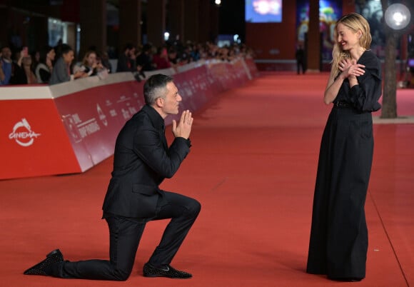 Alba Rohrwacher et Filippo Timi - Première du film "Diabolik" lors de la 18ème édition du festival du film de Rome le 19 octobre 2023. © ANSA via ZUMA Press / Bestimage 