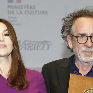 Pour rappel, ils se connaissent depuis un an. 
Monica Bellucci et Tim Burton - Tim Burton a reçu le prix Lumière 2022 lors de la 14ème Edition du festival du cinéma Lumière Film Festival à Lyon. Le 21 octobre 2022 © Pascal Fayolle / Bestimage 