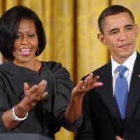Michelle Obama : Son mari l'admire pendant qu'elle fait la fête avec la sublime Kerry Washington !