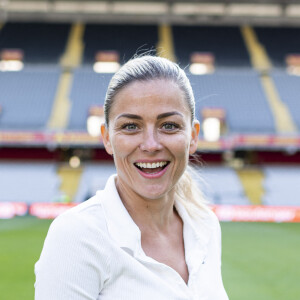 Exclusif - Laure Boulleau - 3ème édition de la rencontre de football caritative "Match des héros" entre le "RC Lens Légendes" et "L'équipe Unicef" au stade Bollaert-Delelis à Lens le 6 juin 2023. © Pierre Perusseau / Bestimage 