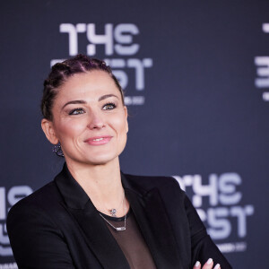 Laure Boulleau - Photocall de la cérémonie des Best FIFA Football Awards à la salle Pleyel à Paris le 27 février 2023. © Cyril Moreau / Bestimage 