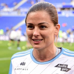 Laure Boulleau lors du match de football caritatif entre l'OL Légendes et la team Unicef au Groupama Stadium à Lyon en faveur des enfants d'Ukraine et pour célébrer les 20 ans du premier titre de Champion de France de l Olympique Lyonnais le 10 mai 2022. © Romain Doucelin / Bestimage 