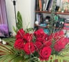 Mais aussi avec son chéri qui lui a offert des roses
Laure Boulleau, Instagram