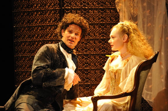 Guillaume Cramoisan et Julie Judd au théâtre de la Pépinière à Paris en juin 2012.