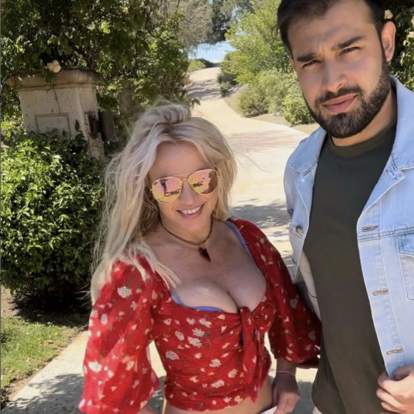 Britney Spears et son mari Sam Asghari sur Instagram. Le 23 juin 2023.