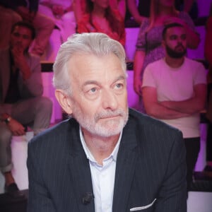 Exclusif - Gilles Verdez sur le plateau de l'émission Touche pas à mon poste (TPMP) diffusée en direct sur C8 le 10 octobre 2023. © Jack Tribeca / Bestimage 