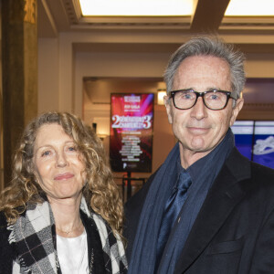 Thierry Lhermitte et sa femme Hélène - People au concert du 13ème Gala 2018 de l'Association pour la Recherche sur Alzheimer à la salle Pleyel à Paris le 12 février 2018. L’intégralité des bénéfices de cette soirée servira à financer la recherche sur la maladie d’Alzheimer. © Coadic Guirec-Pierre Perusseau/Bestimage