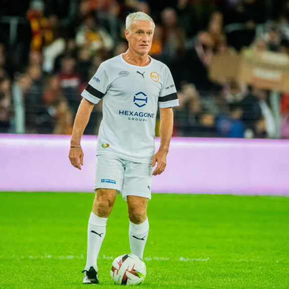 Didier Deschamps - Match caritatif entre les anciens du RC Lens et la Team Légendes (4 - 3), au profit de l'association "Un sourire, un espoir pour la vie", à Lens, le 31 octobre 2023. Des influenceurs et créateurs de contenu entre autres ont également participé à cette rencontre. © Baptiste Autissier / Panoramic / Bestimage