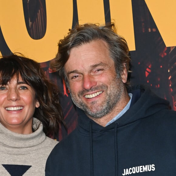 Estelle Denis et son compagnon Marc Thiercelin - Avant-première du film "Mon héroïne" au cinéma UGC Normandie à Paris le 12 décembre 2022. © Coadic Guirec/Bestimage