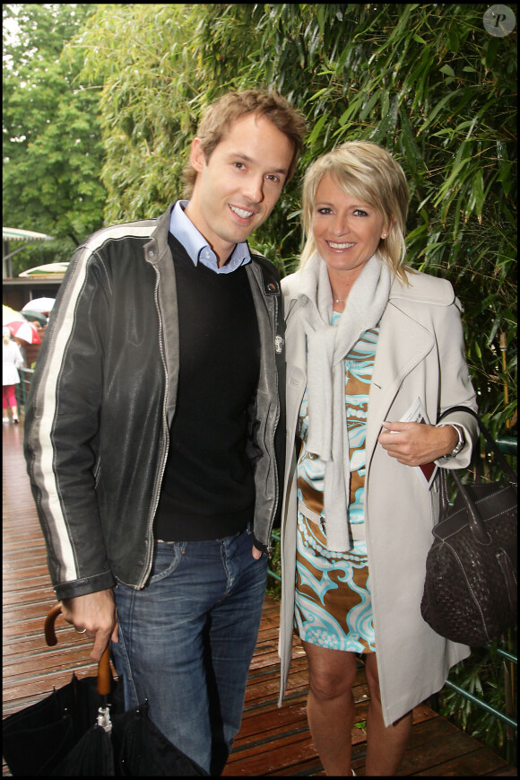 Sophie Davant et Damien Thévenot - Roland-Garros 2008 - Journée du 27 mai