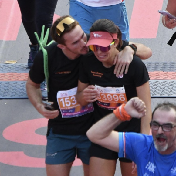 L'ancienne Miss France s'est lancée dans le marathon de New York et a traversé la ligne d'arrivée en larmes.
Marine Lorphelin lors du marathon de New York. Instagram