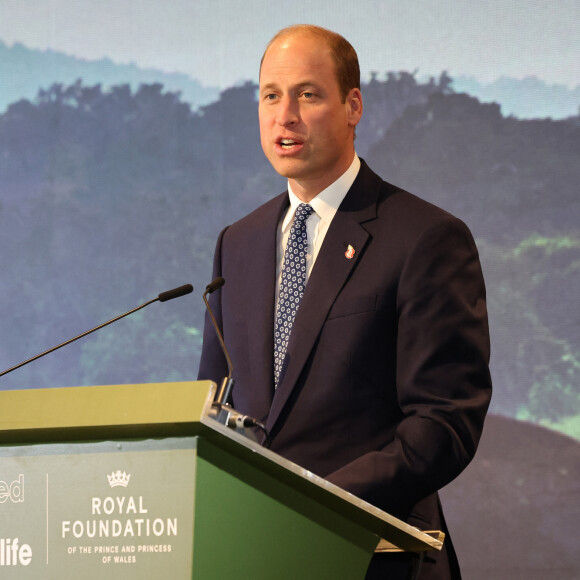 Le prince William, prince de Galles, participe au Sommet mondial United for Wildlife au Flower Dome dans les jardins de la baie à Singapour, le deuxième jour de sa visite sur l'île. 