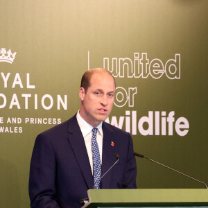 Le prince William, prince de Galles, participe au Sommet mondial United for Wildlife au Flower Dome dans les jardins de la baie à Singapour, le deuxième jour de sa visite sur l'île. 