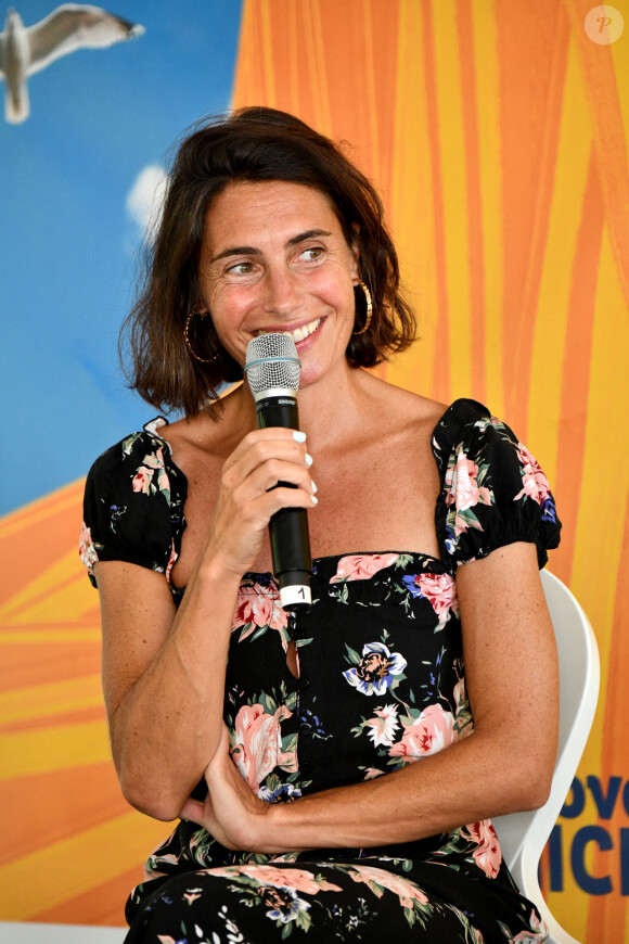 Alessandra Sublet - 25ème édition du Festival du Livre de Nice, sous la présidence d'honneur de J. Julliard, historien, essayiste et journaliste à Nice le 17 septembre 2021. © Bruno Bebert/Bestimage