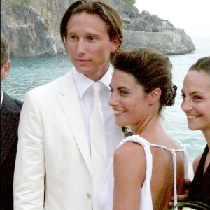 Mariage religieux d'Alessandra Sublet et Thomas Volpi en 2008 à Saint-Barthélémy