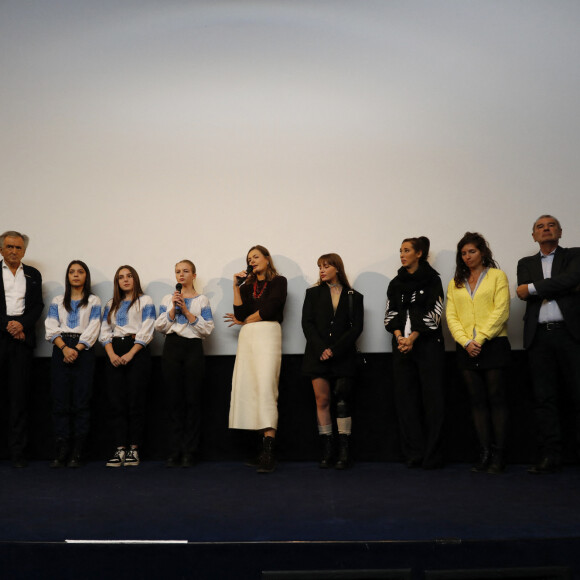 Bernard-Henri Lévy (BHL) - Avant-première du documentaire "L'Ukraine au Coeur" au cinéma le Balzac à Paris le 8 novembre 2023. © Marc Ausset-Lacroix/Bestimage