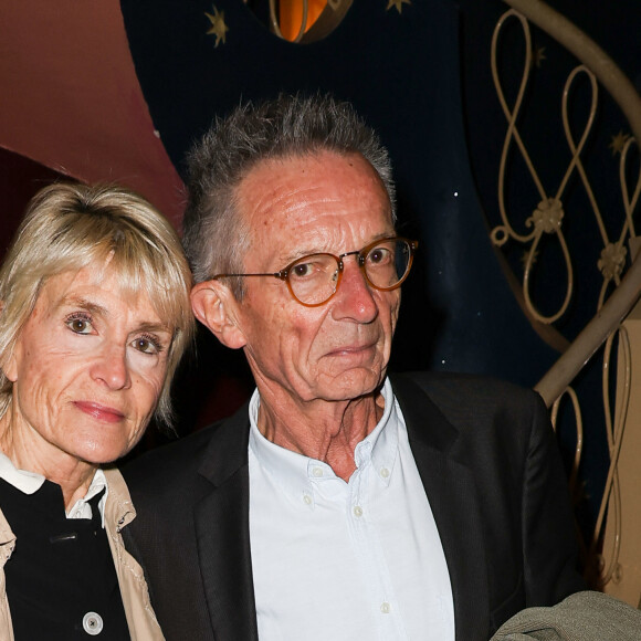 Patrice Leconte et sa femme Agnès Béraud - Générale du spectacle "Les D.I.V.A." au théâtre La Nouvelle Eve à Paris. Le 2 novembre 2023 © Coadic Guirec / Bestimage