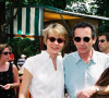 Patrice Leconte s'était rendu à l'hôpital de Villejuif avec son épouse, leurs deux filles et leur gendre.
Archives - Patrice Leconte et sa femme Agnès Béraud lors du tournoi de tennis de Roland Garros à Paris en juin 2002.