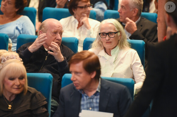 Exclusif - Michel Ciment et Jane Campion - 20ème Rencontres Internationales du Cinéma des Antipodes à Saint-Tropez le 8 octobre 2018. © Lionel Urman/Bestimage