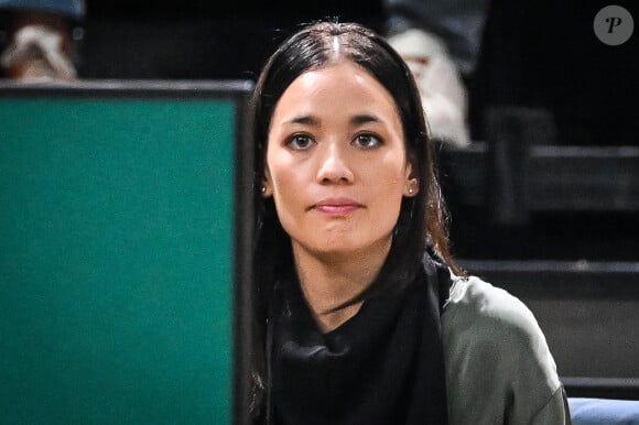 Alizé Lim - People dans les tribunes de la demi-finale de l'Open Rolex Paris Masters à l'Accor Arena entre N. Djokovic contre A. Rublev le 4 Novembre 2023. © Matthieu Mirville/Bestimage