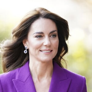 Kate Catherine Middleton, princesse de Galles, à son arrivée au Design Museum pour co-organiser l'événement avec le Centre de la Fondation Royale pour la petite enfance à Londres. Le 15 novembre 2023 