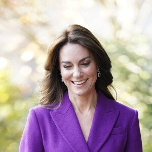 Kate Catherine Middleton, princesse de Galles, à son arrivée au Design Museum pour co-organiser l'événement avec le Centre de la Fondation Royale pour la petite enfance à Londres. Le 15 novembre 2023 