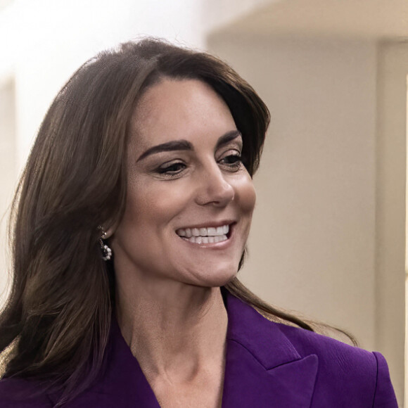 Catherine (Kate) Middleton, princesse de Galles, au Design Museum pour co-organiser l'événement avec le Centre de la Fondation Royale pour la petite enfance à Londres, le 15 novembre 2023.