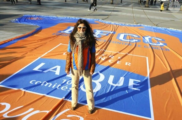Nâdiya : marraine de l'équipe de France de lutte contre le cancer, le 9 mars 2010 !