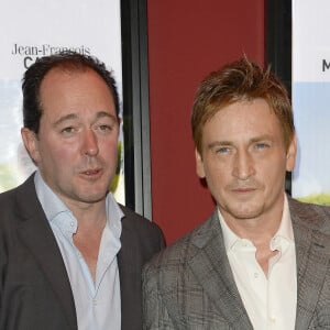 Jean-François Cayrey et Benoît Magimel - Avant-première du film "On voulait tout casser" au cinéma Publicis à Paris, le 31 mai 2015.