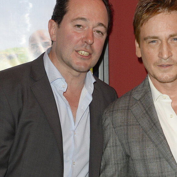 Jean-François Cayrey et Benoît Magimel - Avant-première du film "On voulait tout casser" au cinéma Publicis à Paris, le 31 mai 2015.