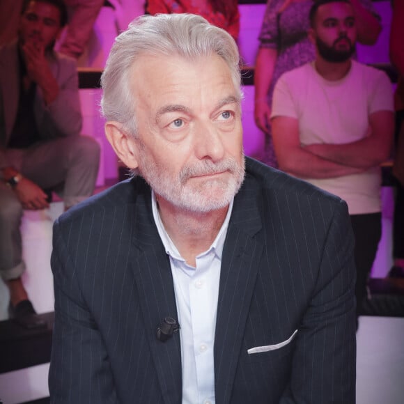 Exclusif - Gilles Verdez sur le plateau de l'émission Touche pas à mon poste (TPMP) diffusée en direct sur C8 le 10 octobre 2023. © Jack Tribeca / Bestimage 