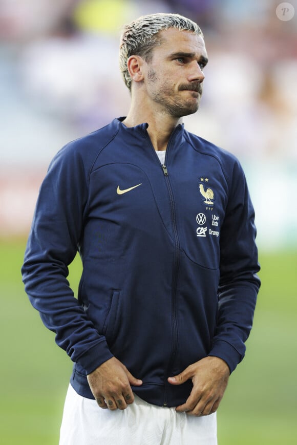 Antoine Griezmann lors du match UEFA de qualification du groupe B à l'Euro 2024 opposant Gibraltar à la France au stade de l'Algarve à Faro-Loulé, Portigal, le 16 juin 2023. La France a gagné 3-0. © Atlantico/Panoramic/Bestimage