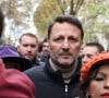 En réponse à cela, une marche contre l'antisémitisme a été organisée à Paris le 12 novembre 2023.
Arthur (Jacques Essebag) - Marche pour la République et contre l'antisémitisme à Paris le 12 novembre 2023. © Denis Guignebourg / Bestimage