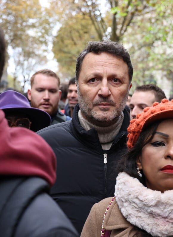 En réponse à cela, une marche contre l'antisémitisme a été organisée à Paris le 12 novembre 2023.
Arthur (Jacques Essebag) - Marche pour la République et contre l'antisémitisme à Paris le 12 novembre 2023. © Denis Guignebourg / Bestimage