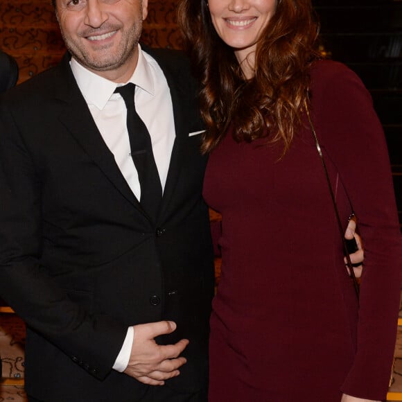 Exclusif - Arthur et sa compagne Mareva Galanter - Dîner de gala et vente aux enchère pour l'association "Sauveteurs sans frontières" à l'hôtel du collectionneur à Paris, le 13 février 2018. © Rachid Bellak/Bestimage 