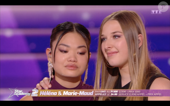 Après des évaluations dansées et chantées en duo, les nominés sont Clara et Julien ainsi que Marie-Maud et Héléna.
Star Academy 2023, prime du 25 novembre 2023 diffusé sur TF1.
