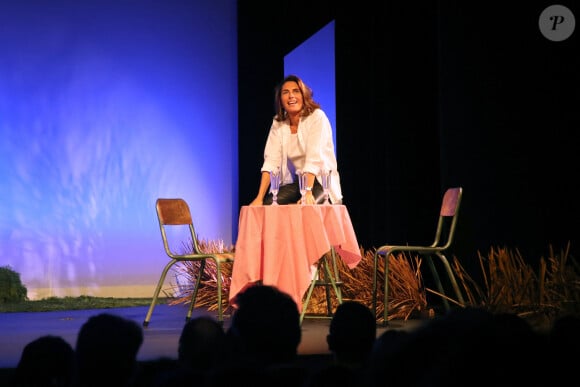 Exclusif - Première représentation du show de Alessandra Sublet "Tous les risques n'auront pas la saveur du succès" au Théâtre Antoine à Paris, le 13 novembre 2023.