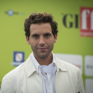 Le chanteur Mika lors du photocall du 47ème festival du film de Giffoni en Italie le 15 juillet 2017