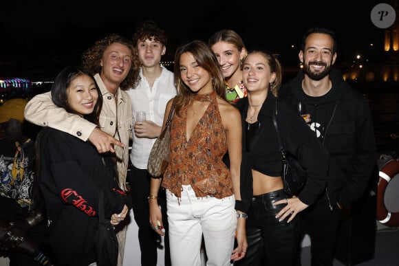 Exclusif - Jade Hallyday, Joalukas Noah, Elvis Guetta, Giulia Le Ruyet-Marcassus (fille de Anne Marcassus), Vittoria de Savoie, Sasha Nikolic et Mathieu Forget lors de la soirée d'anniversaire de Joalukas Noah, fils de Yannick Noah et Isabelle Camus, pour ses 18 ans à Paris le 10 juin 2022. © Cyril Moreau / Bestimage