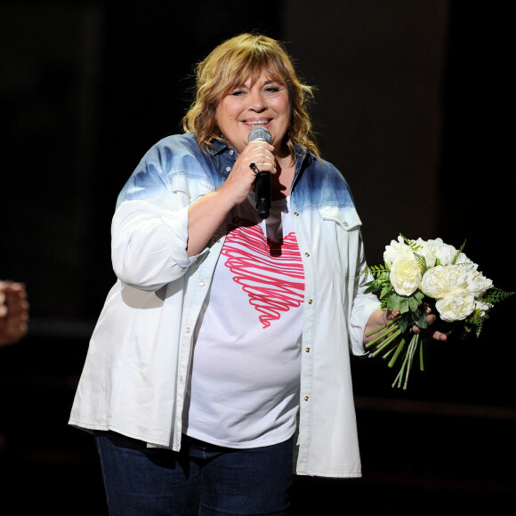 Exclusif - Frédéric Diefenthal et Michèle Bernier - Surprises - Enregistrement de l'émission "La Chanson secrète 8" à la Seine musicale à Paris, diffusée le 4 septembre sur TF1 © Gaffiot-Moreau / Bestimage 