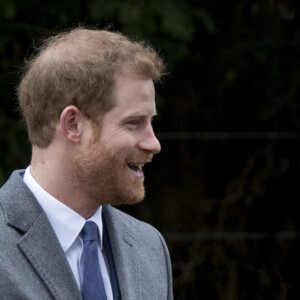 Le prince Harry et sa fiancée Meghan Markle - La famille royale d'Angleterre arrive à la messe de Noël à l'église Sainte-Marie-Madeleine à Sandringham, le 25 décembre 2017. 