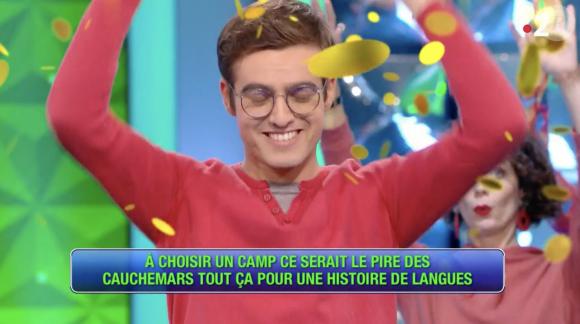 Laurens grossit sa cagnotte de 20 000 euros et termine l'émission avec 197 000 euros de gains. "N'oubliez pas les paroles", France 2