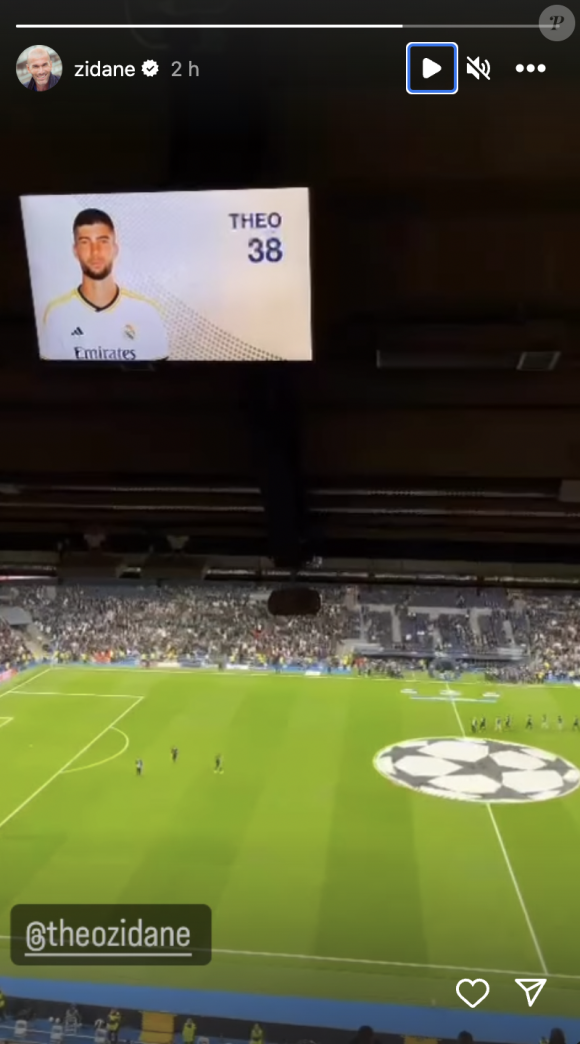 Sur Instagram, Zinedine Zidane a affiché sa fierté
 