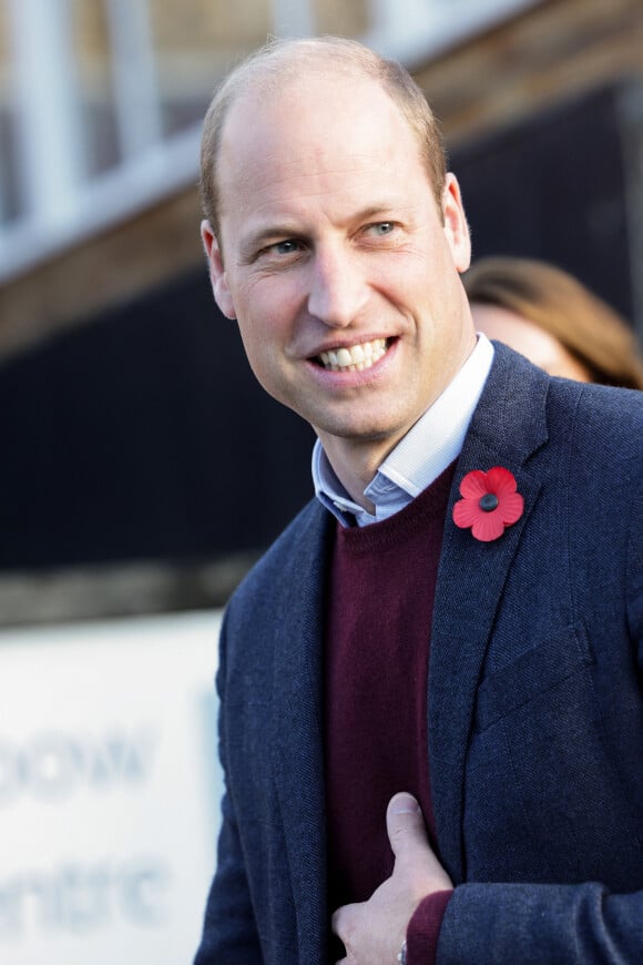 Le prince William, prince de Galles, et Catherine (Kate) Middleton, princesse de Galles, rencontrent le personnel et les usagers des services du Rainbow Centre à Scarborough, le 3 novembre 2022. Rainbow Centre est une organisation qui offre une porte ouverte à la communauté de Scarborough, dans le North Yorkshire, et aide et soutient toute personne dans le besoin. 