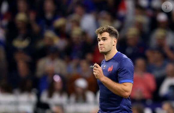 Damian Penaud - Match de Coupe du monde de rugby entre la France et l'Italie (60-7) à Lyon le 6 octobre 2023. © Cyril Moreau-Dominique Jacovides/Bestimage