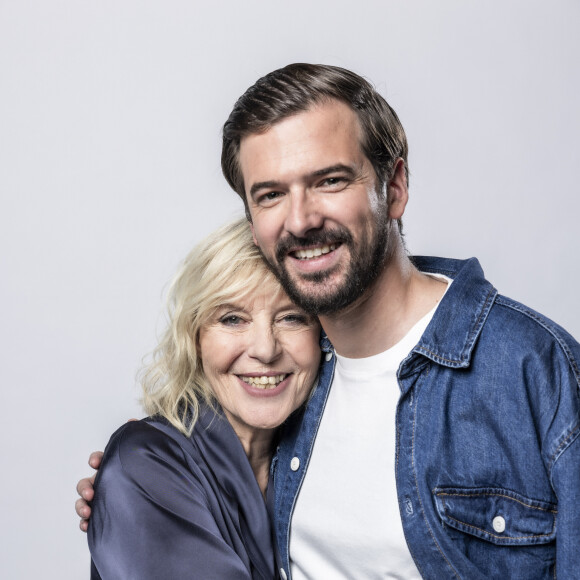 Exclusif - Chantal Ladesou, Marc-Antoine Le Bret - Enregistrement de l'émission "La chanson secrète", présentée par N.Aliagas et diffusée le 1er décembre sur TF1 © Guillaume Gaffiot-Cyril Moreau / Bestimage 