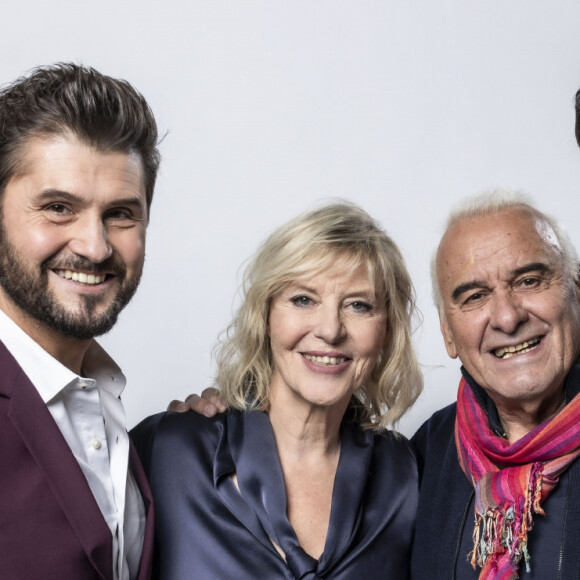 Exclusif - Christophe Beaugrand, Chantal Ladesou, Michel Fugain, Marc-Antoine Le Bret - Enregistrement de l'émission "La chanson secrète", présentée par N.Aliagas et diffusée le 1er décembre sur TF1 © Guillaume Gaffiot-Cyril Moreau / Bestimage 