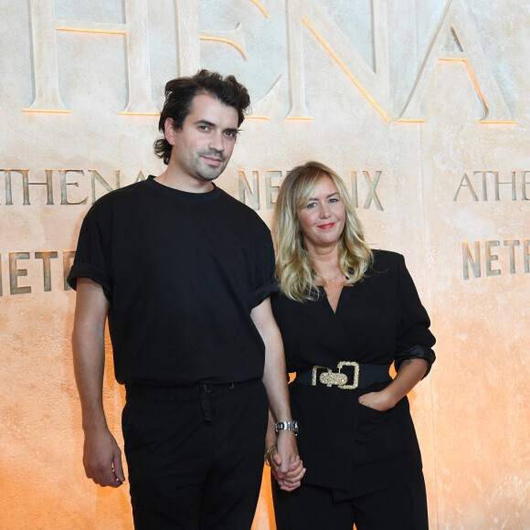 Enora Malagré et son compagnon Hugo Vitrani - Avant-première du film "Athena" à la salle Pleyel à Paris le 13 septembre 2022 © Giancarlo Gorassini / Bestimage 